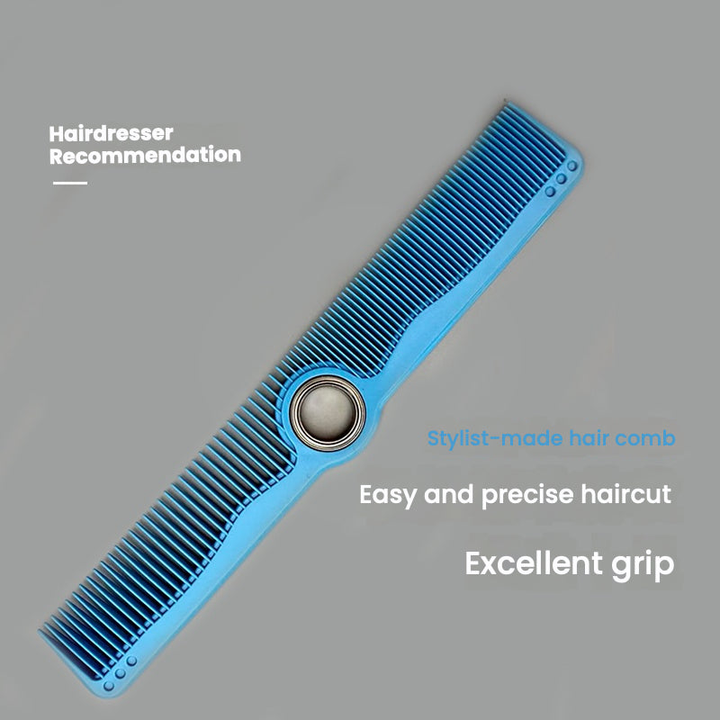 Rotating Comb with Shaft Barber Shop Hair Cutting Comb Double-Sided Comb Simple Hairdressing Professional Cutting Female Hair Comb Wholesale Manufacturer