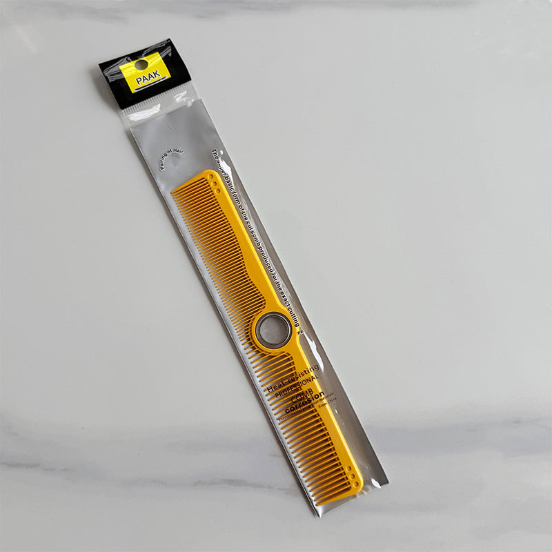 Rotating Comb with Shaft Barber Shop Hair Cutting Comb Double-Sided Comb Simple Hairdressing Professional Cutting Female Hair Comb Wholesale Manufacturer